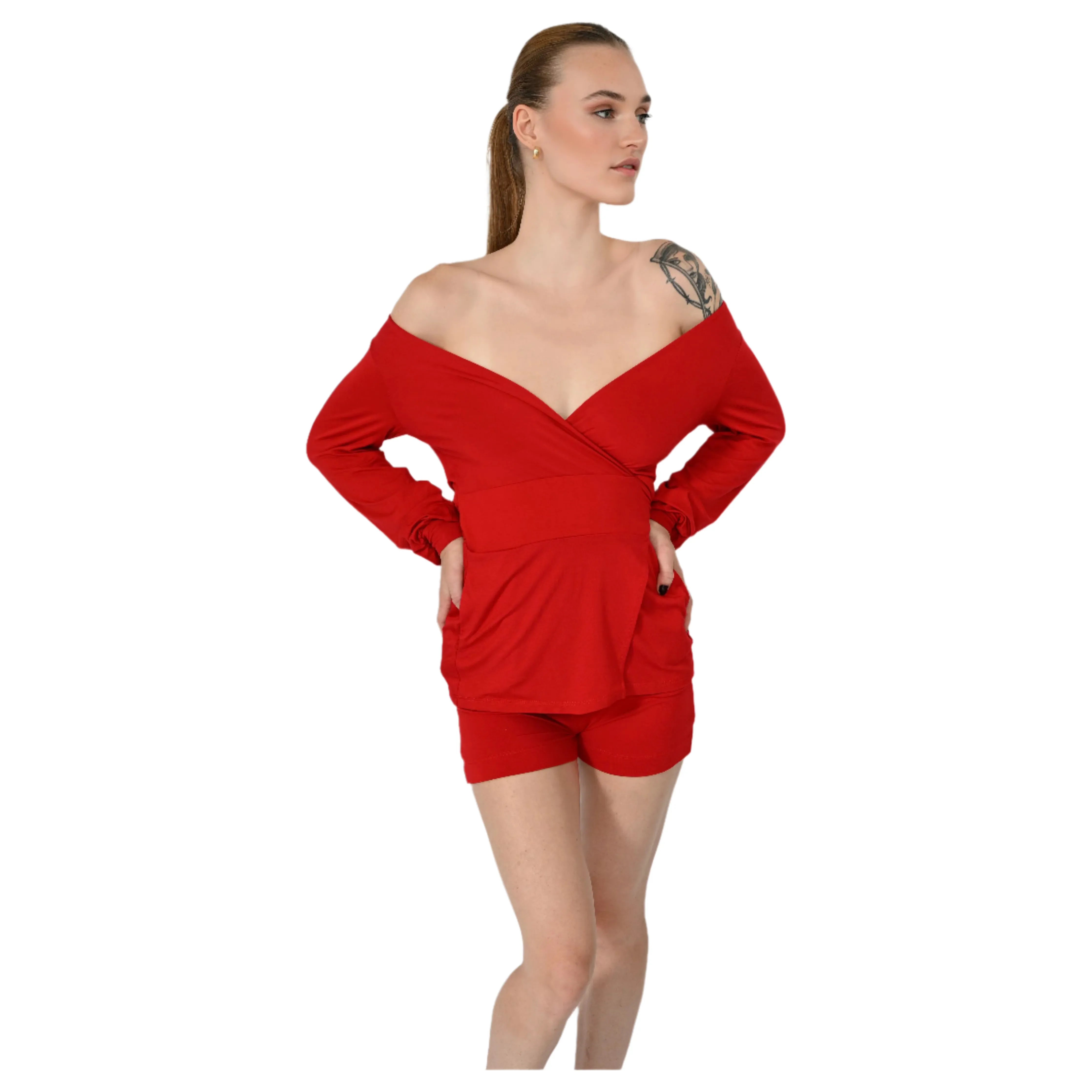 Reverse Lounge Shirt and Shorts Set