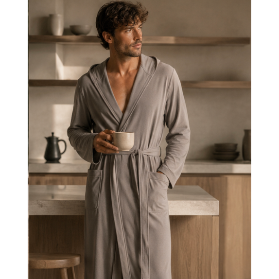 Stone Unisex Bamboo Robe/Duster